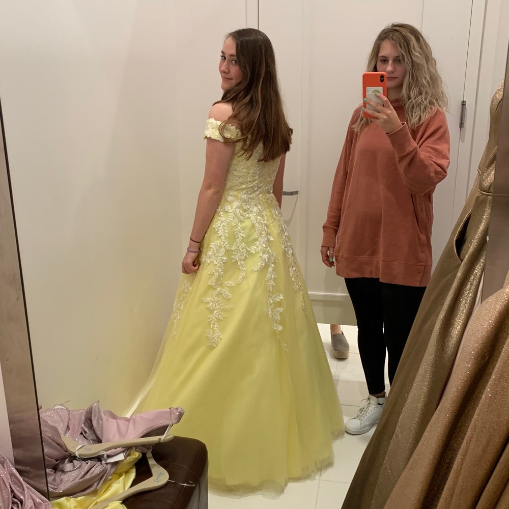 A-line prom dress